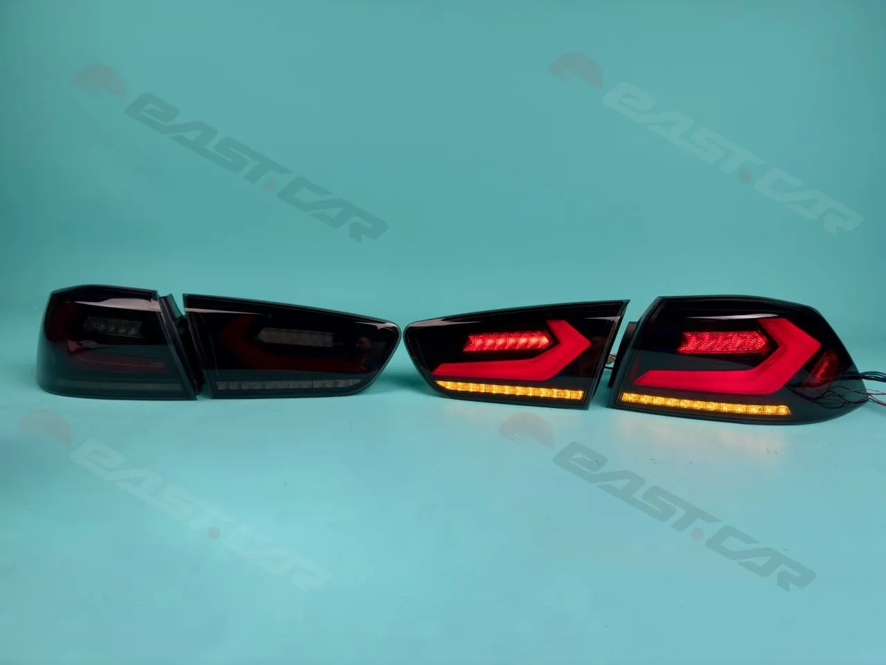 Стопы LED Mitsubishi Lancer 10 2007 - 2016г темные