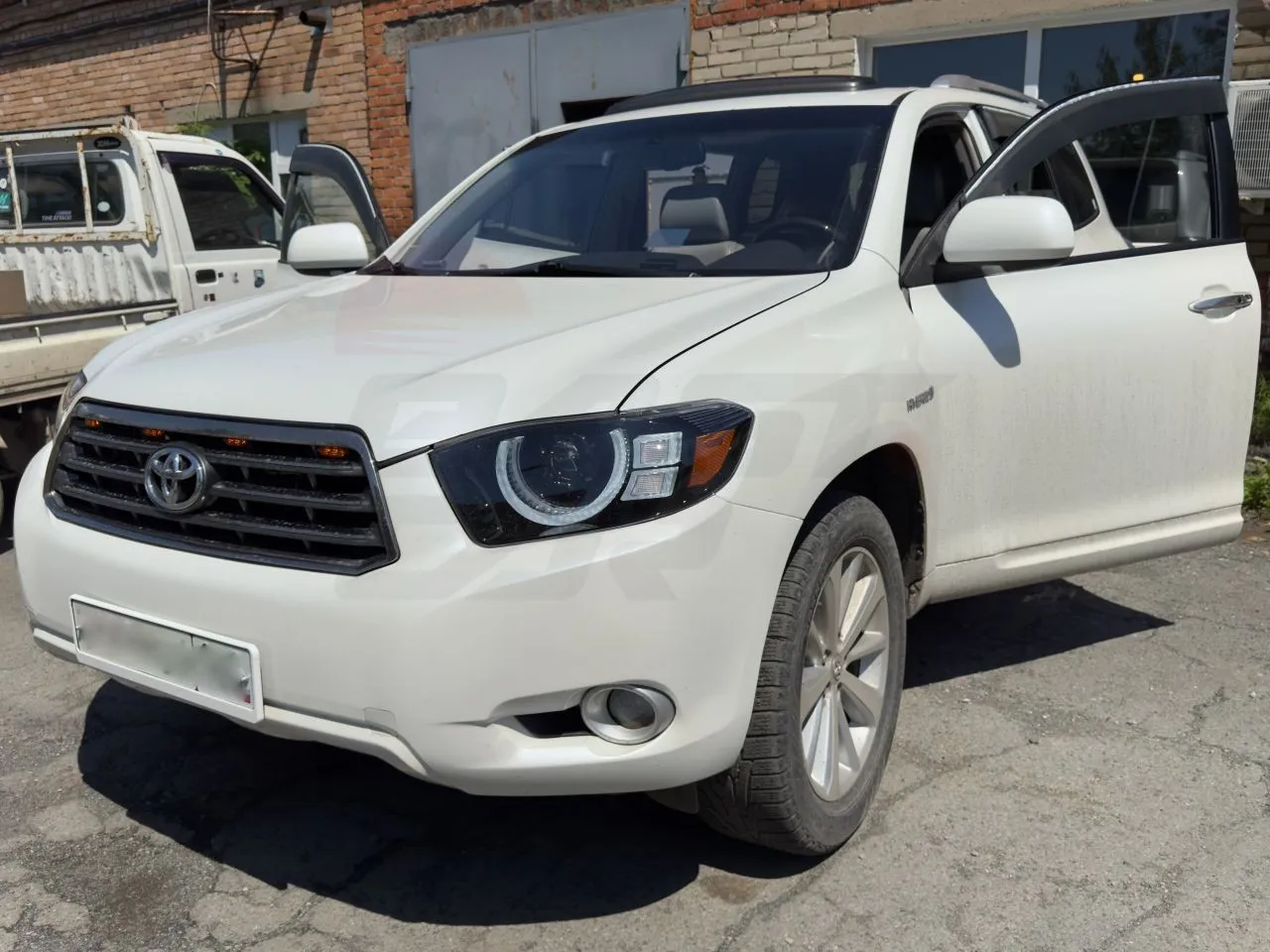 LED фары Toyota Highlander 2007-2013г