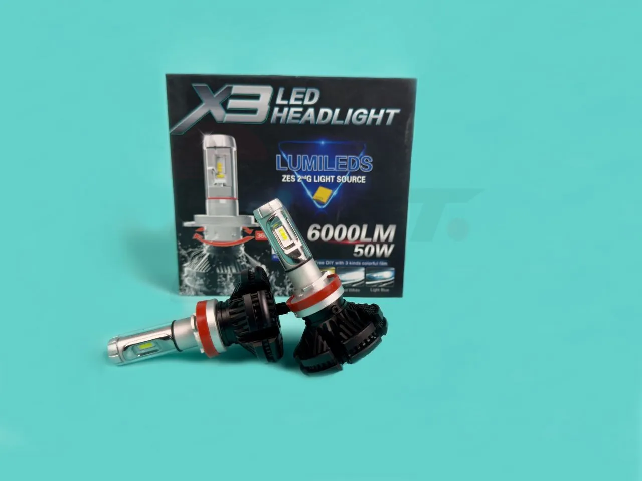 Led лапы в туманки H11 X3 Белый свет