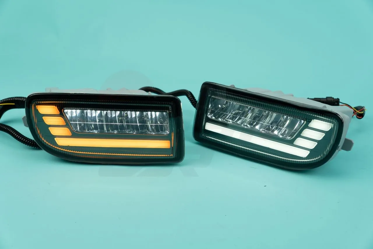 Туманки LED Land cruiser 100 3 режима темные