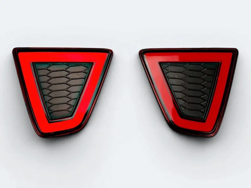 LED катафоты в задний бампер Honda Fit 2012-2017г