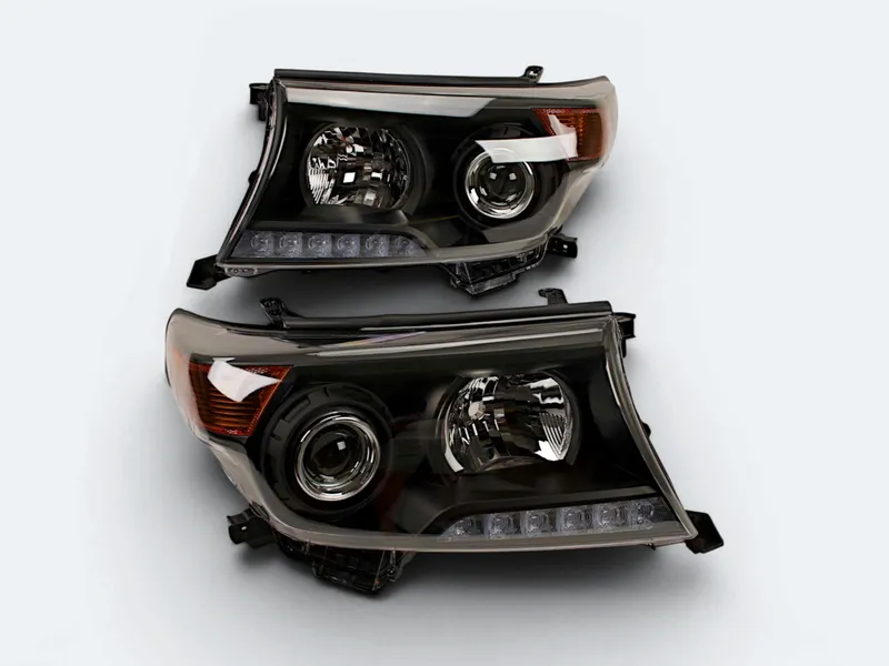 Фары темные Toyota Land Cruiser 200 2008-2015 г.
