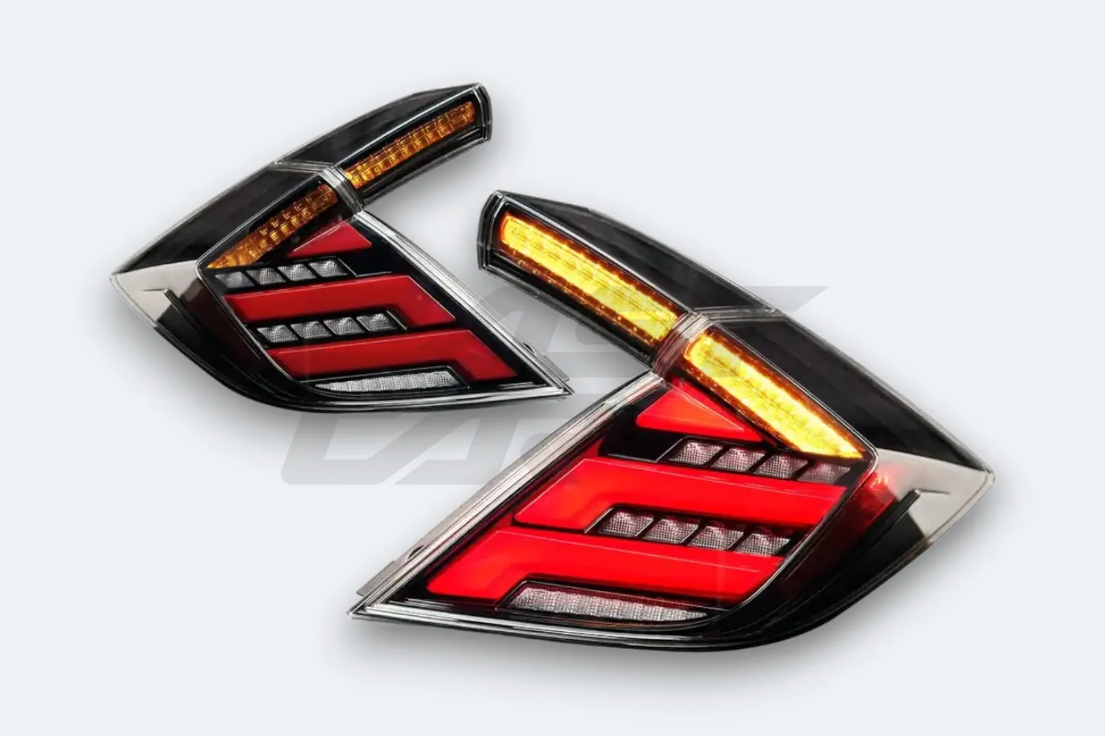 Задние фонари Honda Civic 2015-2022г Хэтчбэк прозрачные