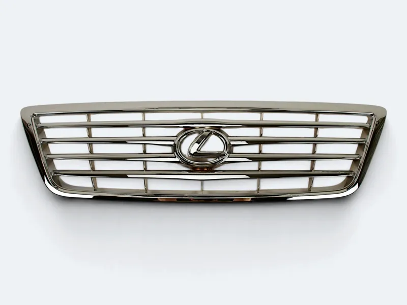 Решетка радиатора Lexus LX470 1998–2002 г, хромированная