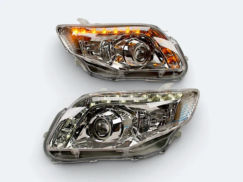 Фары Toyota Corolla Fielder / Axio 141 2006-2015 линзовые LED